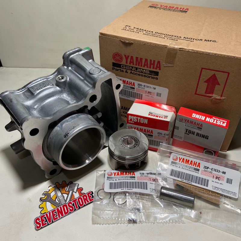 Jual Paket Cylinder Blok Piston Ring Kit B3F buring seher set Yamaha ...