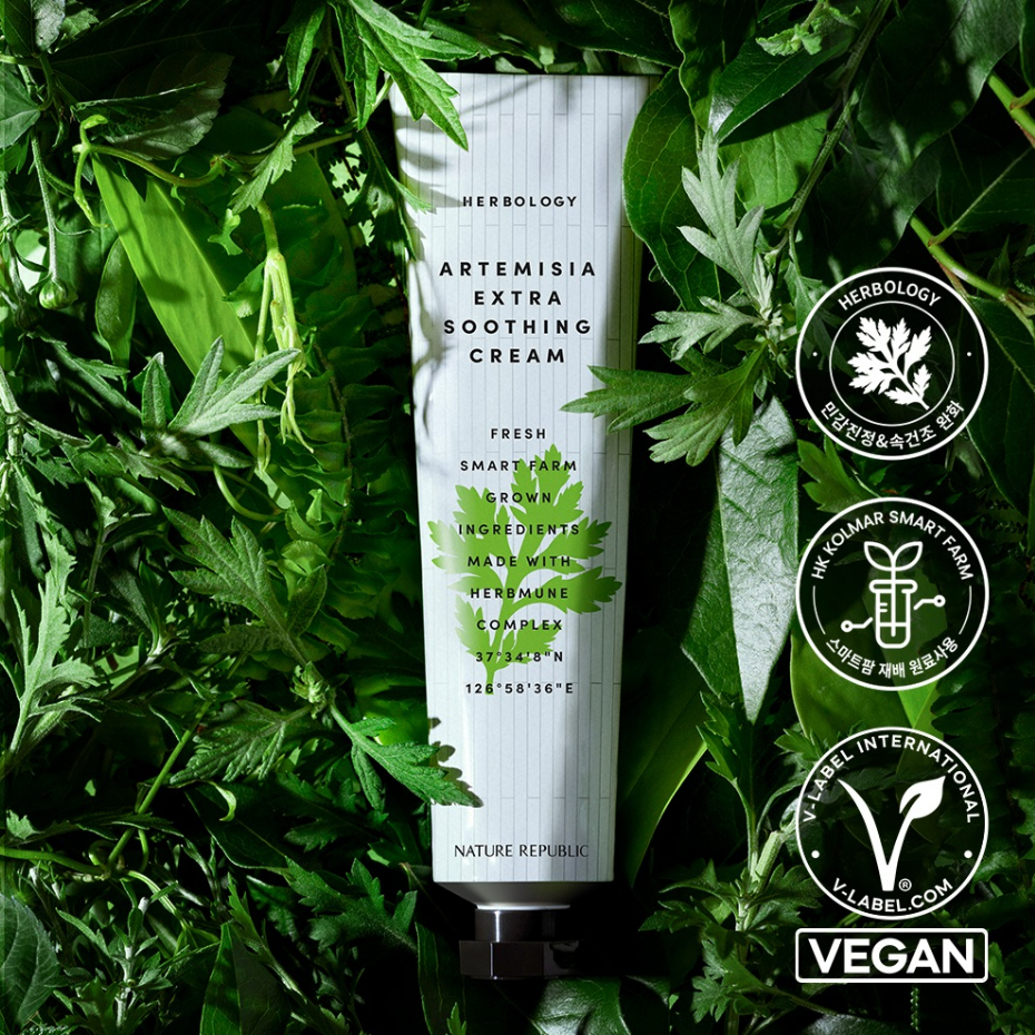 Jual NATURE REPUBLIC HERBOLOGY Artemisia Extra Soothing Cream Shopee