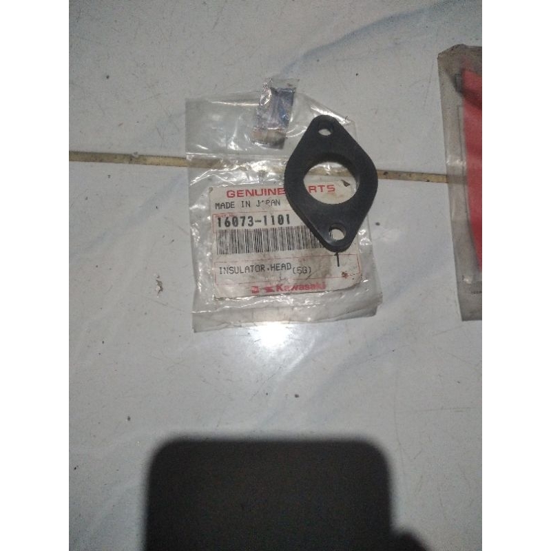 Jual plastik paking gasket insulator intak intake head kawasaki kaze e ...