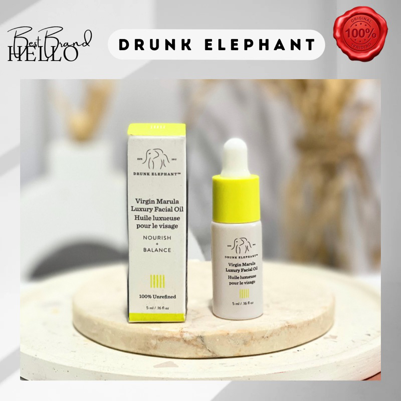 Jual Drunk Elephant Virgin Marula Luxury Face Oil | Shopee Indonesia