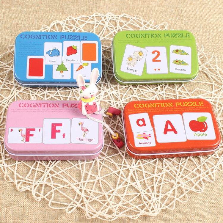 Jual Cognition Puzzle Flash Card Memory Game Matching Game card