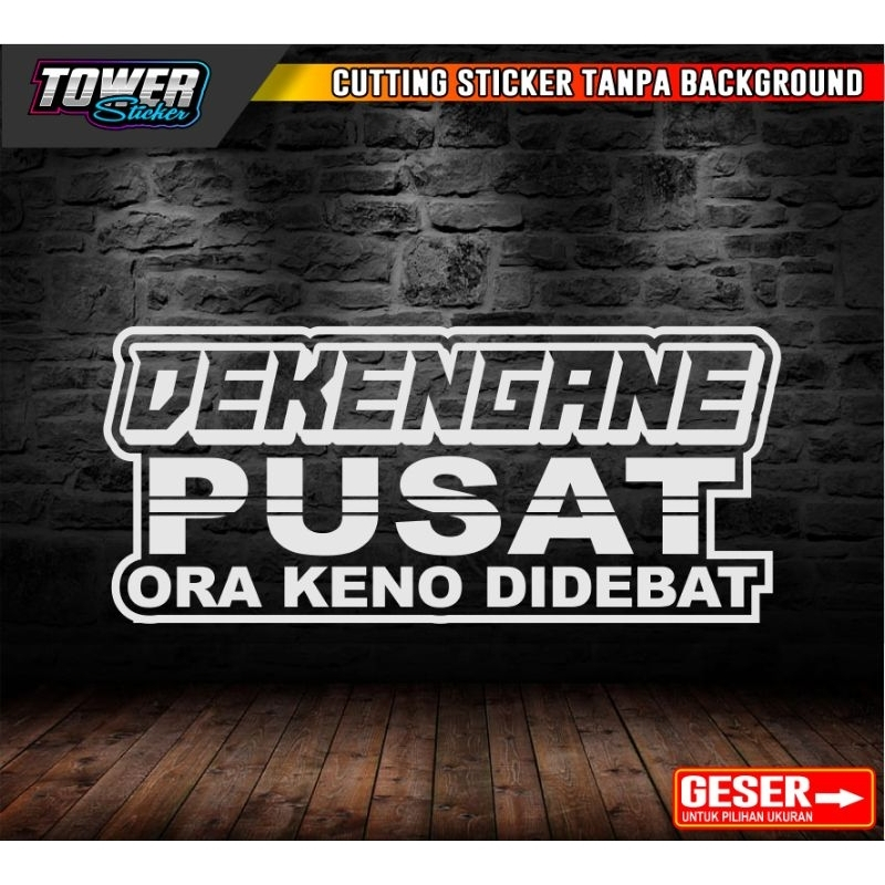 Jual 0033 Stiker Viral Sticker Cutting Dekengane Pusat Gus Iqdam Shopee Indonesia 5006