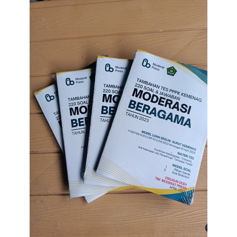 Jual BUKU TES PPPK KEMENAG 220 SOAL & JAWABAN MODERASI BERAGAMA ...