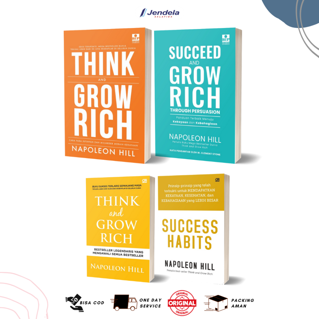 Jual Buku Think And Grow Rich Success And Grow Rich Success Habits