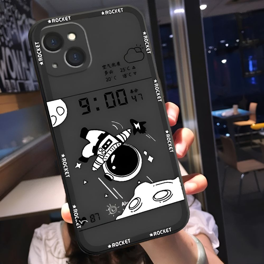 Case Vivo S1 Pro YO1 Y12 Y12S Y15 Y15S Y16 Y17 Y20 Y20S Y21 Y21A Y21E Y21S  Y21T Y22 Y22S Y30 Y30i Y33S Y33T Y50 Casing Couple Black Up Down Astronaut 