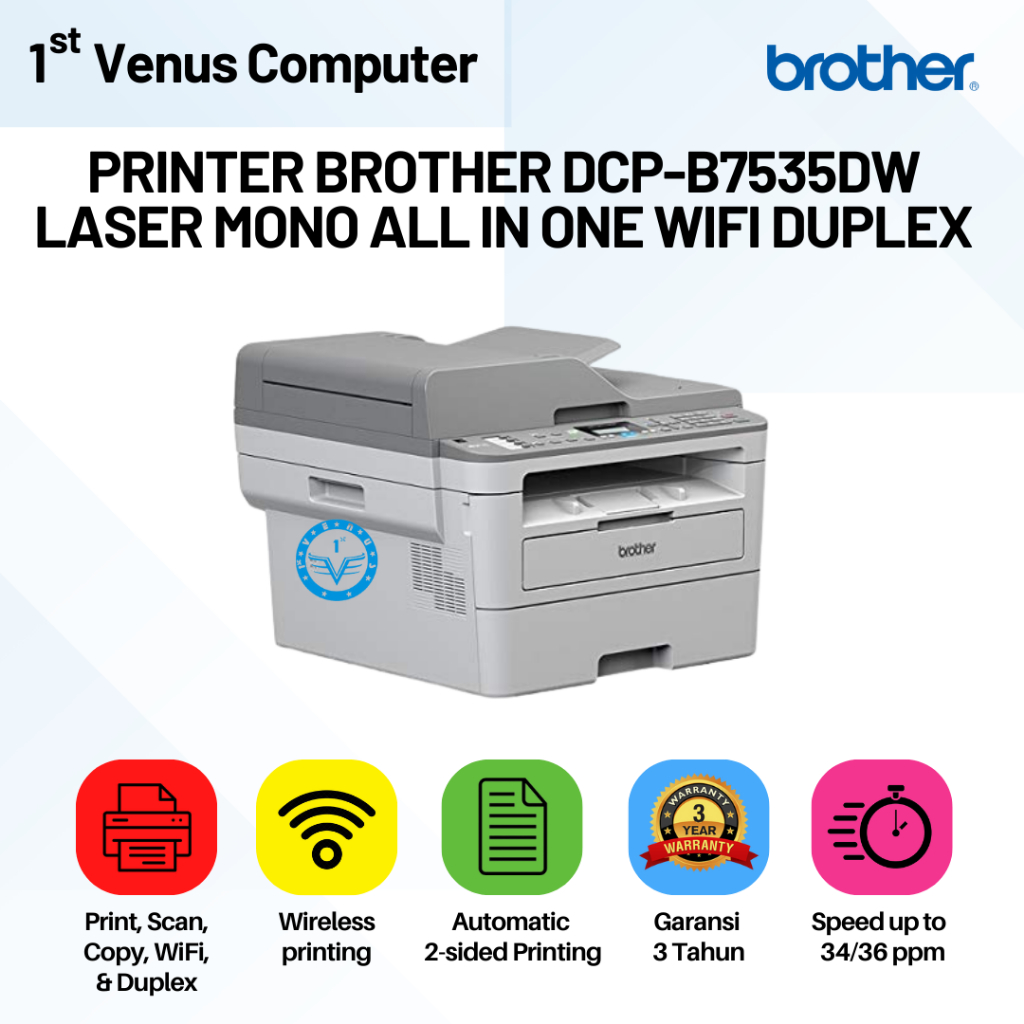 Jual Printer Brother DCP-B7535DW Laser Mono All In One WiFi Duplex ...