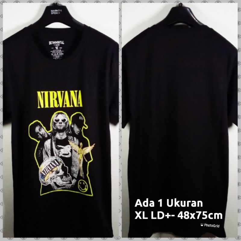 Jual Kaos Band Nirvana Kurt Cobain Personil Utero | Shopee Indonesia