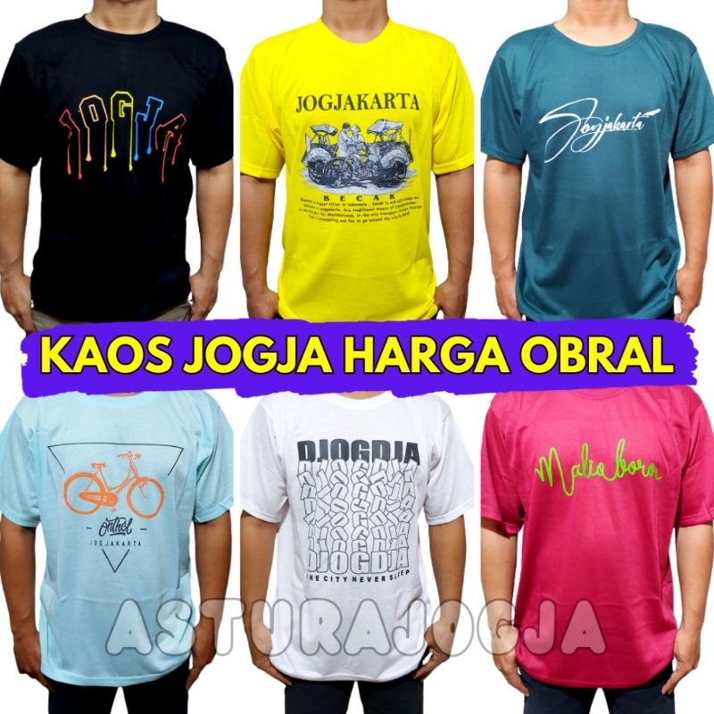 Jual KAOS JOGJA MURAH PE KAOS OBLONG PRIA WANITA kaos malioboro kaos