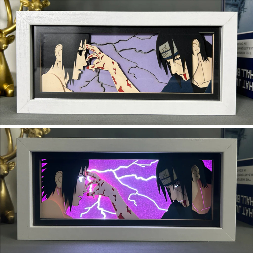 Jual 3D Anime Lightbox Naruto Art lampu LED dekorasi kamar | Shopee ...