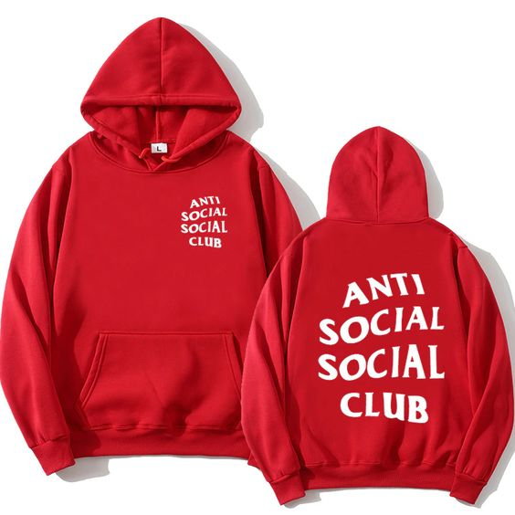 Hoodie Anti Social Social Club Hitam dan Warna Hoodie ASSC Pria Distro  Anti Social Club distro Hoodie Pria dan Wanita