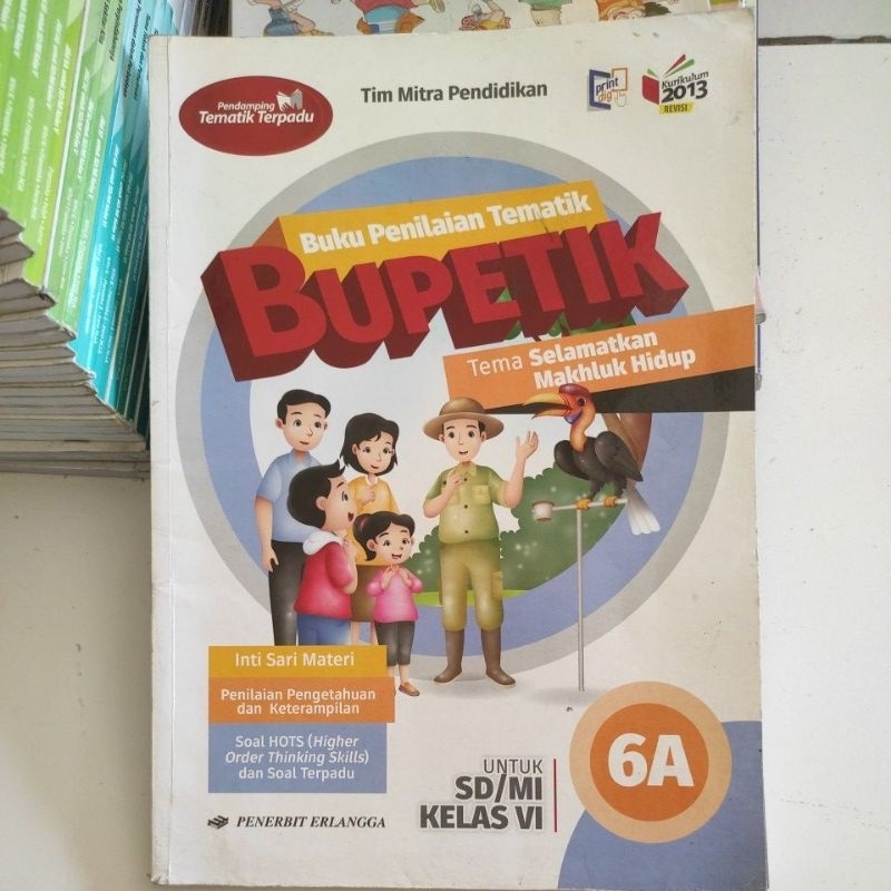 Jual Buku Penilaian Tematik Bupetik 6A - SD/MI Kelas 6/VI - K13 ...