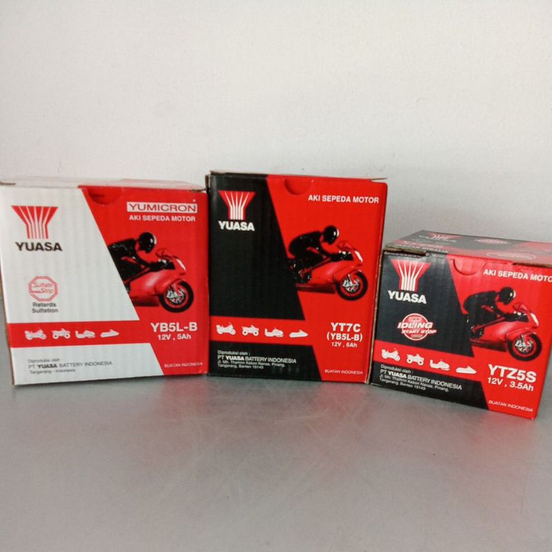 Jual Aki Yuasa YTZ5S,YT7C,YB5LB ORI 1000% | Shopee Indonesia