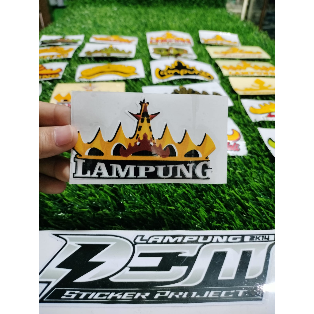 Jual Stiker Siger Lampung Stiker Cuting Logo Lampung Stiker Keren Dan