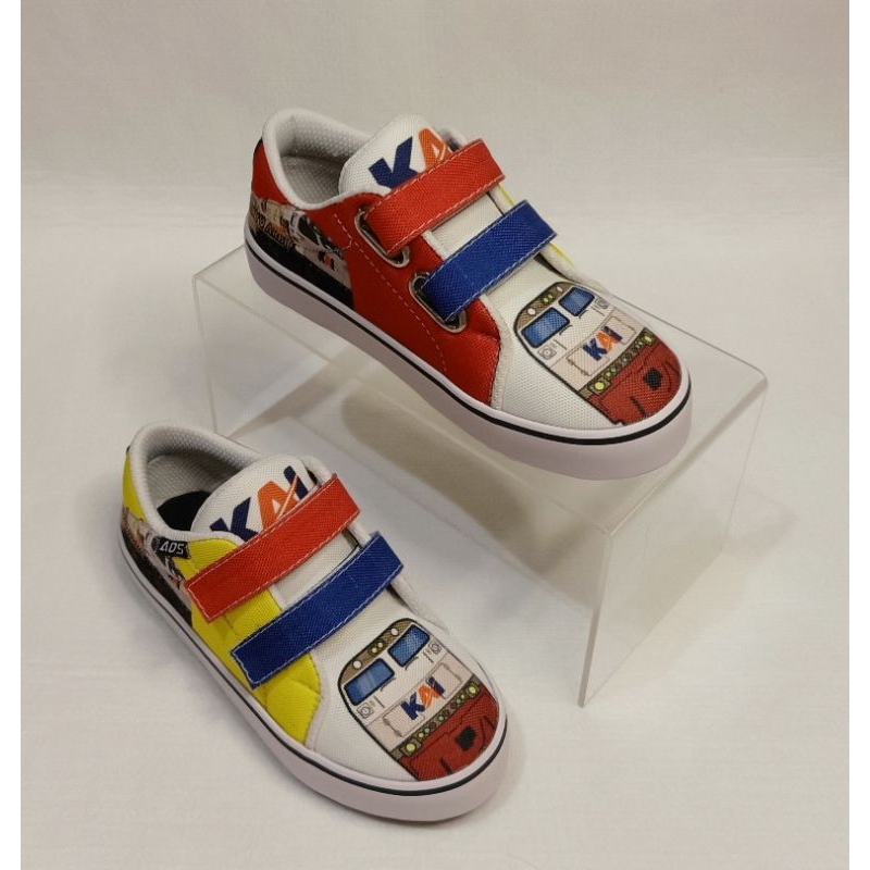 Jual ADS - Sepatu anak karakter Kereta KAI | FREE Cetak nama & foto ...