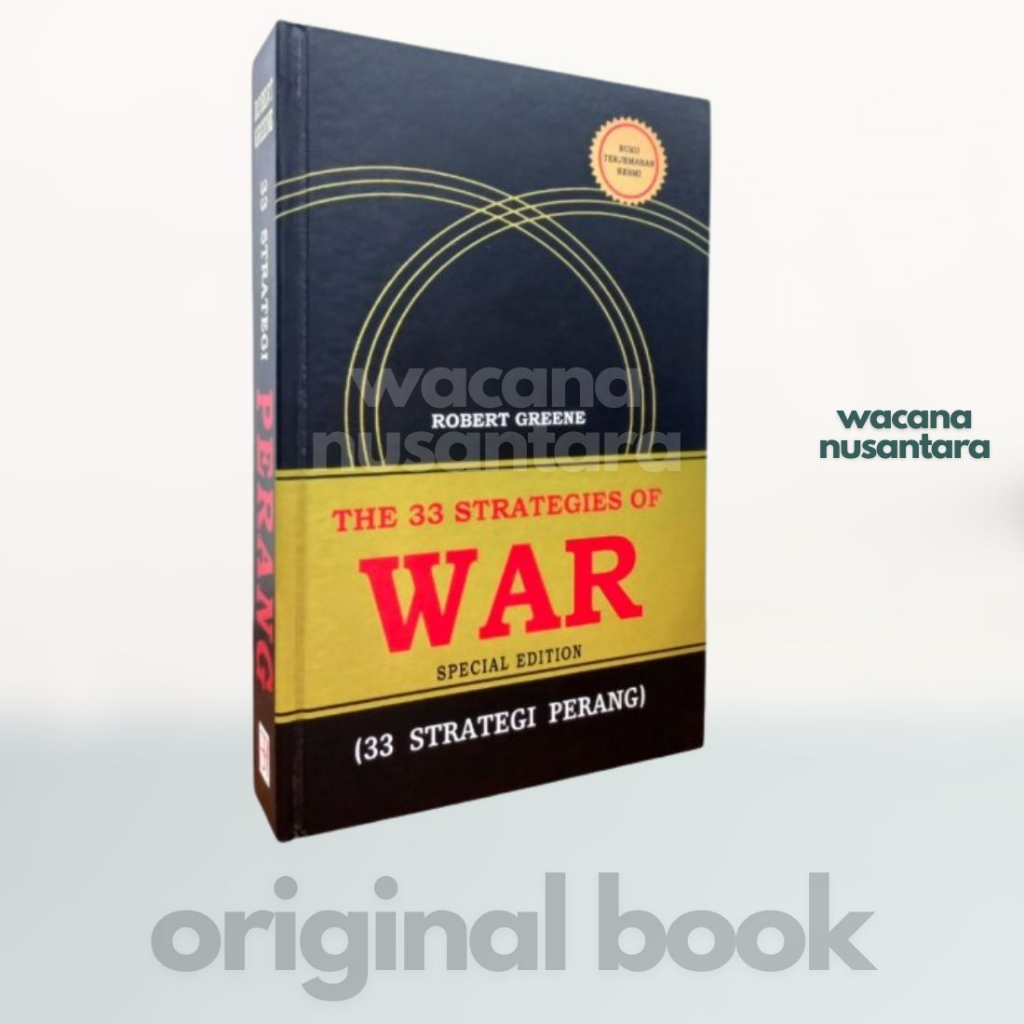 Jual Original Buku 33 Strategi Perang The 33 Strategies of War Robert Greene HC Shopee