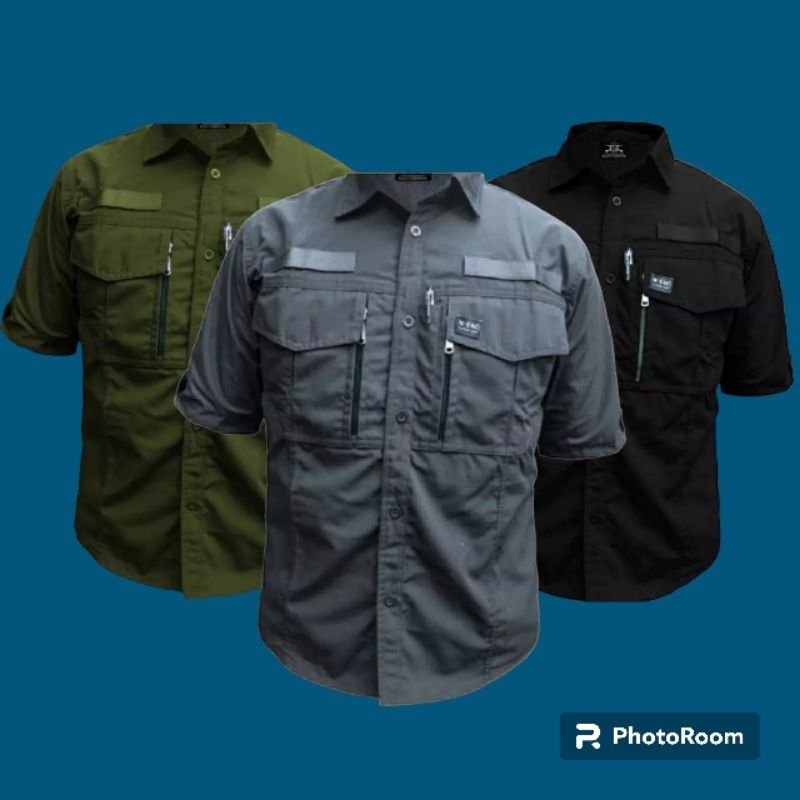 Jual Kemeja Pendek Kemeja Tactical Pria Kemeja Pria Kemeja Pdl Kemeja