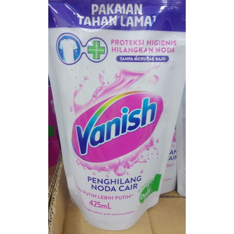 Jual Vanish Cair White Pouch 425ml Shopee Indonesia