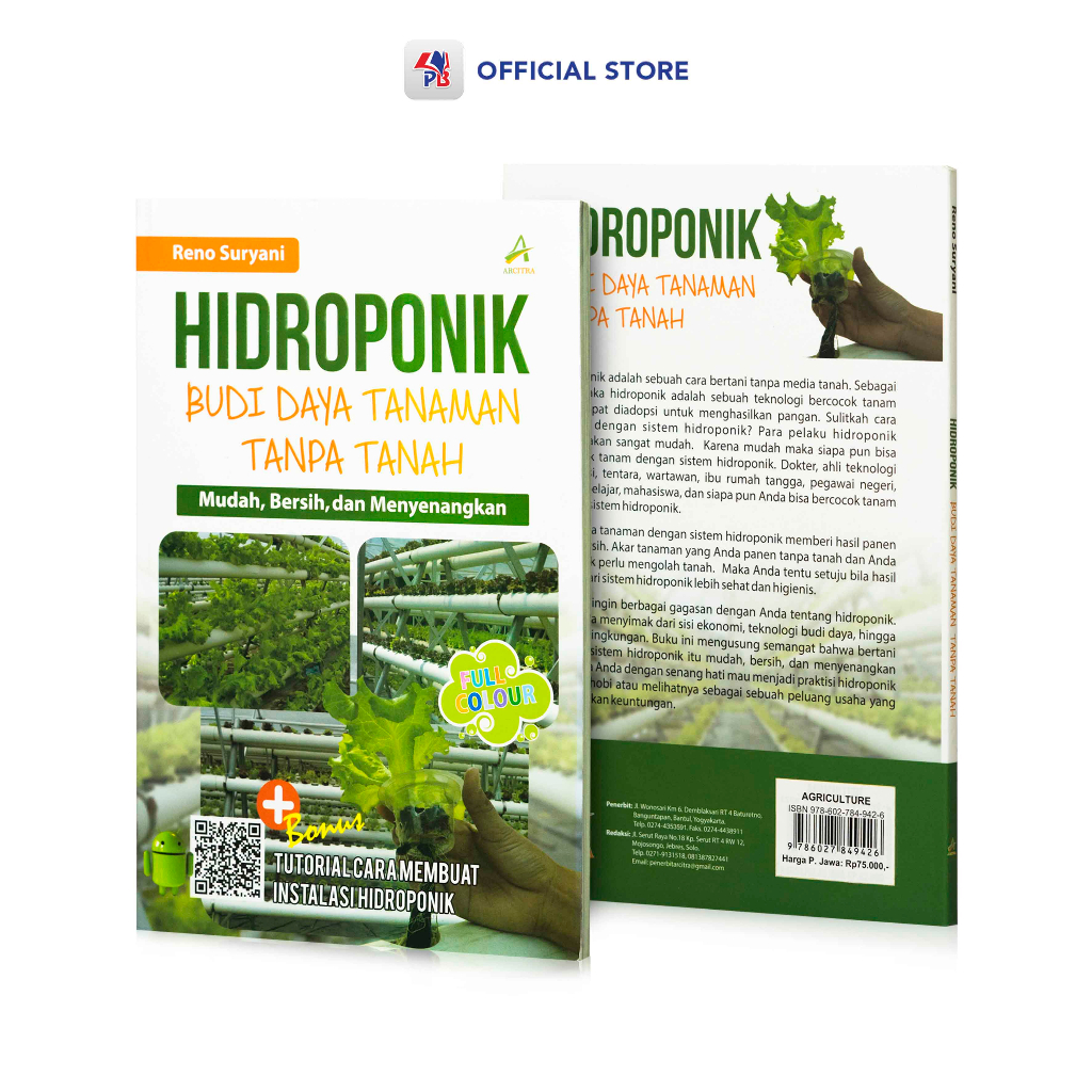 Jual Buku Pertanian Hidroponik Budidaya Tanaman Tanpa Tanah Shopee