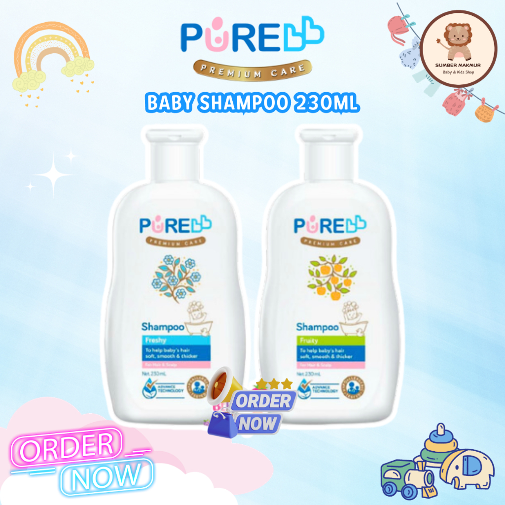 Jual PURE PREMIUM CARE SHAMPOO 230ML / Shampoo Bayi Shopee Indonesia