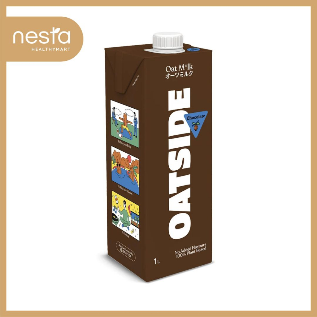 Jual Oatside Oat Milk Chocolate 1 Liter Susu Oat Shopee Indonesia