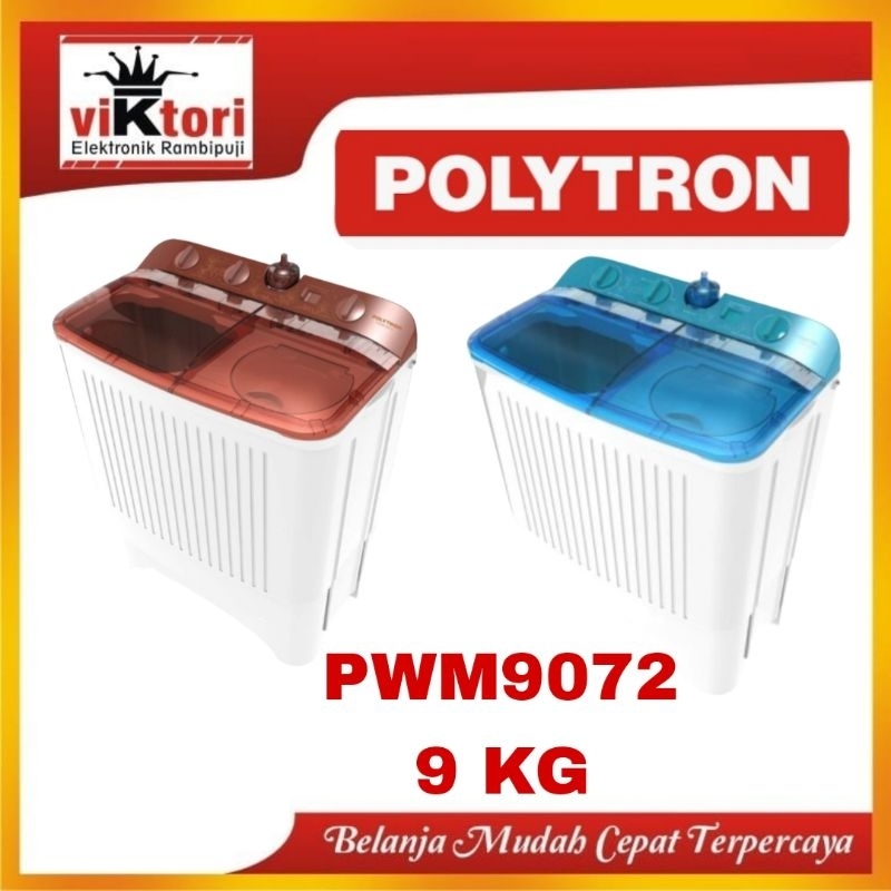 Jual MESIN CUCI POLYTRON PWM9072 / MESIN CUCI POLYTRON 9 KG / MESIN ...