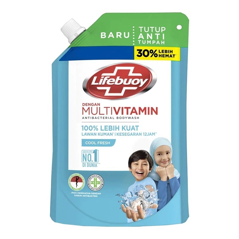 Jual Lifebuoy Multivitamin Antibacterial Bodywash Cool Fresh 400 ml ...