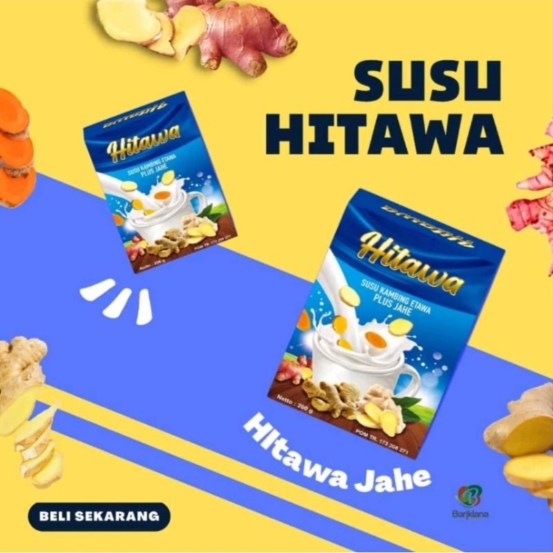 Jual HITAWA SUSU KAMBING ETAWA PLUS JAHE TEMULAWAK DAN KUNYIT SUSU ...