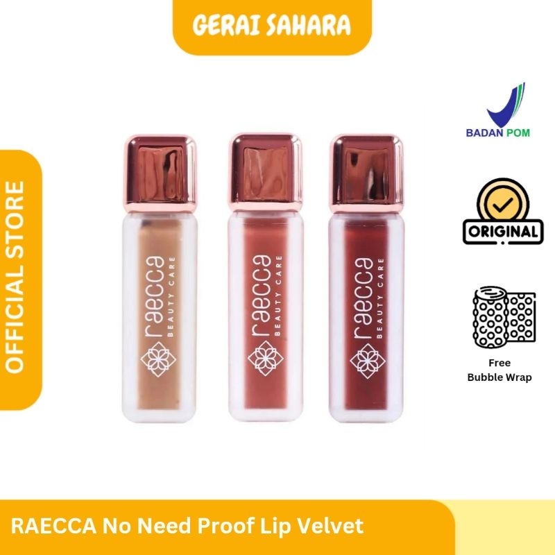 Jual RAECCA No Need Proof Lip Velvet | Shopee Indonesia