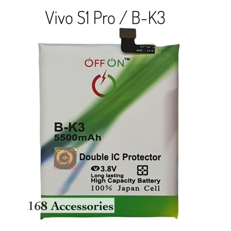 Jual Baterai Batre Offon Double Power Vivo S1 Pro S1Pro BK3 B-K3