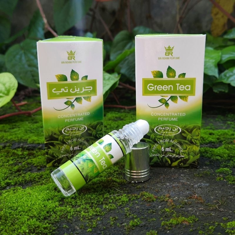 Jual GREEN TEA Parfum Bin Rohim Kemasan 6ml Roll On Non Alkohol ...