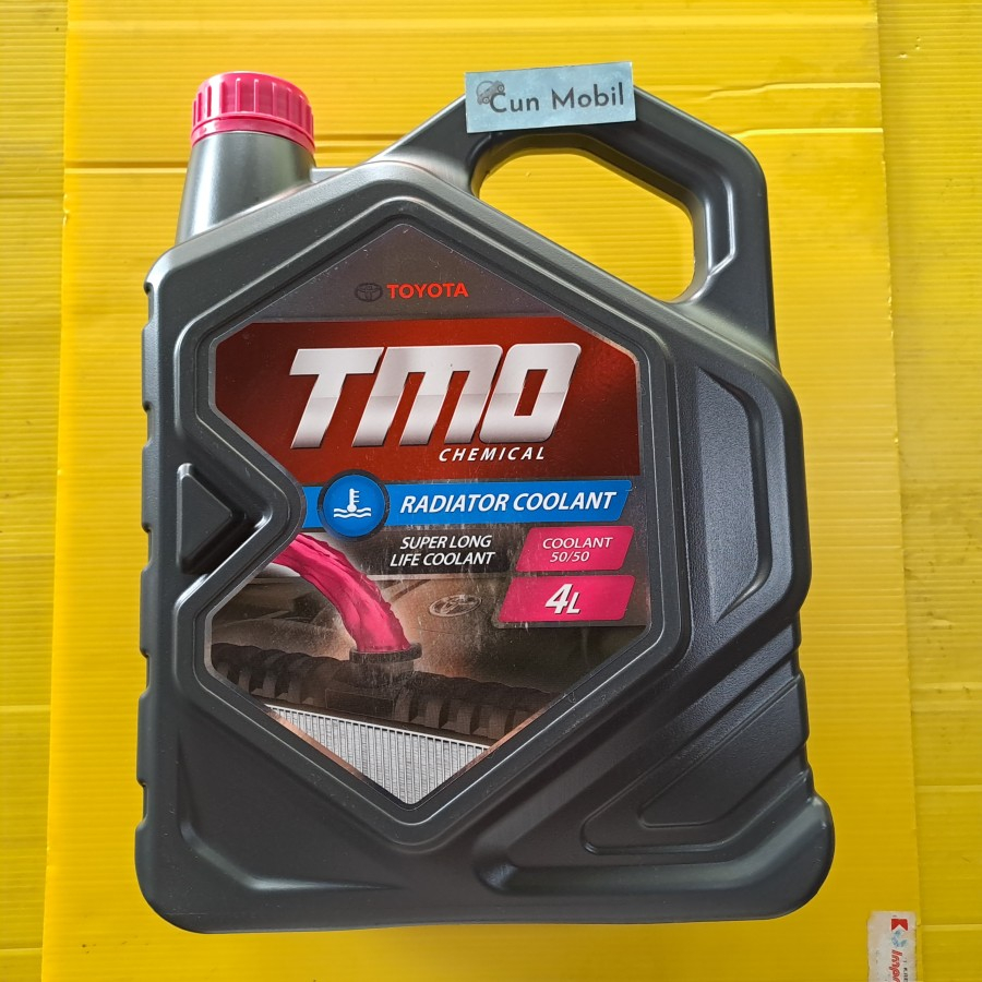 Jual Radiator Coolant TMO MIX 50/50 Super Long Life Coolant Asli isi 4