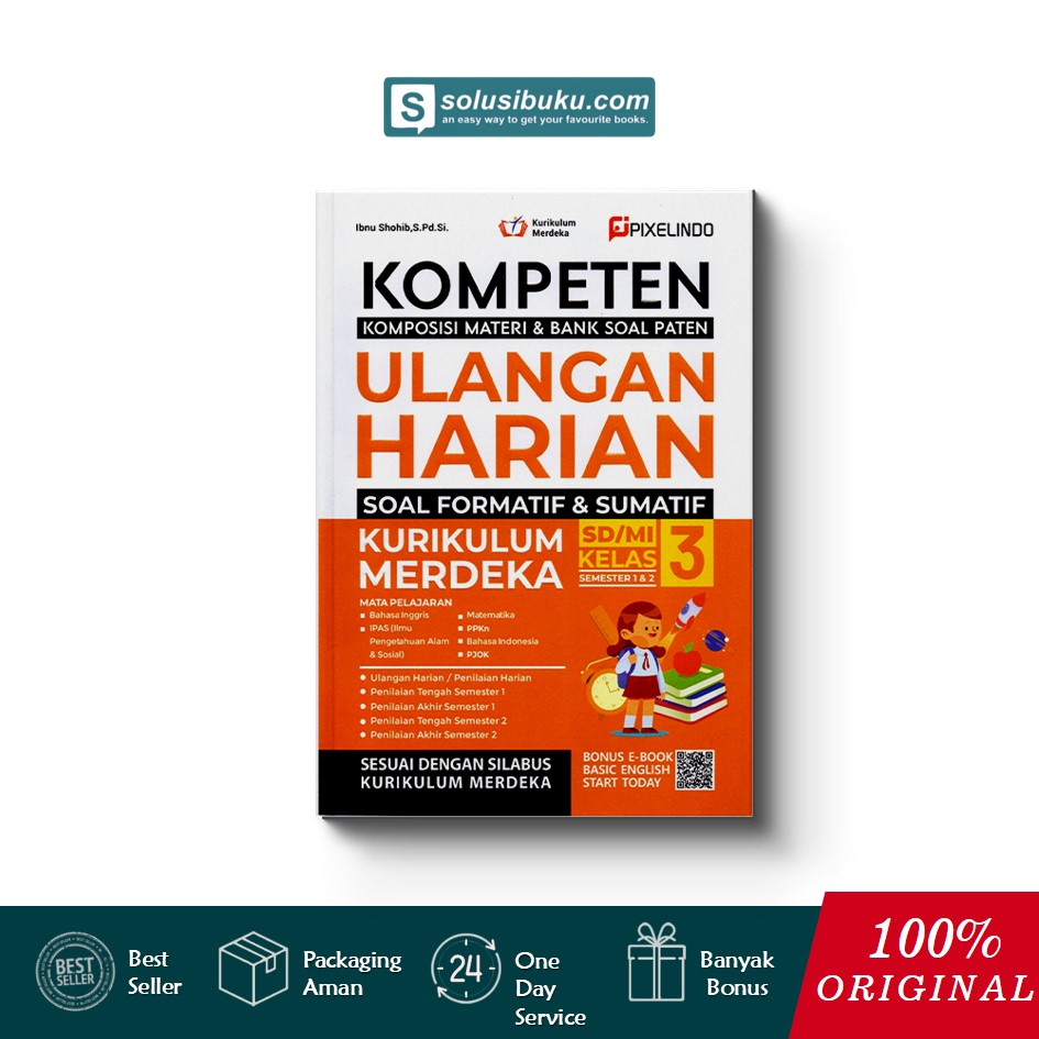 Jual Buku Kompeten Ulangan Harian Kurikulum Merdeka Kelas 3 SD/MI ...