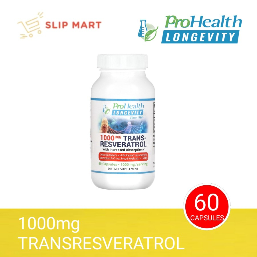 Jual ProHealth Trans Resveratrol 1000mg Shopee Indonesia