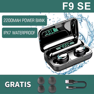 TWS Headset Bluetooh M10 Wireless Bisa Powerbank 3500mAh