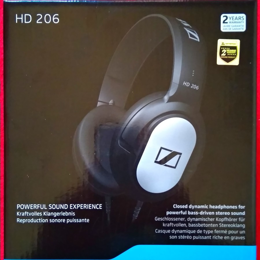 Jual Headphone Sennheiser HD206 | Shopee Indonesia