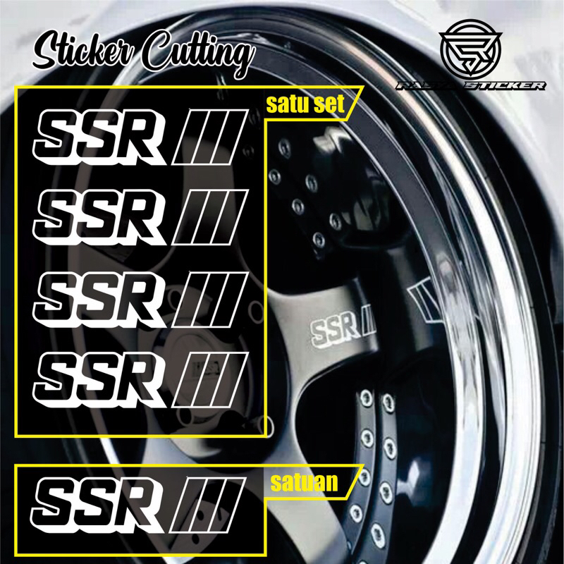 Jual Sticker SSR velg mobil BMW | Sticker Cutting | Shopee Indonesia