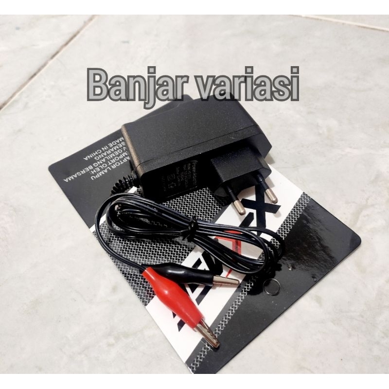 Jual Adaptor Charger Aki ACCU 12V Adaptor Tester | Shopee Indonesia