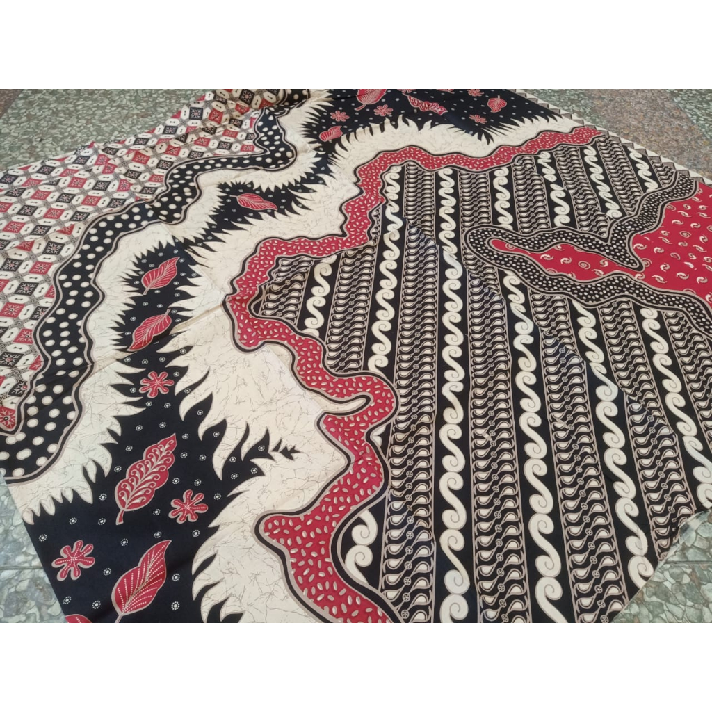 Jual Kain Batik SOLO motif galaran daun kawung Shopee Indonesia