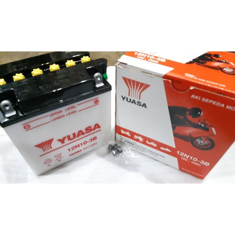 Jual aki basah yuasa 12N10-3B binter mercy thunder 250 vespa viar roda