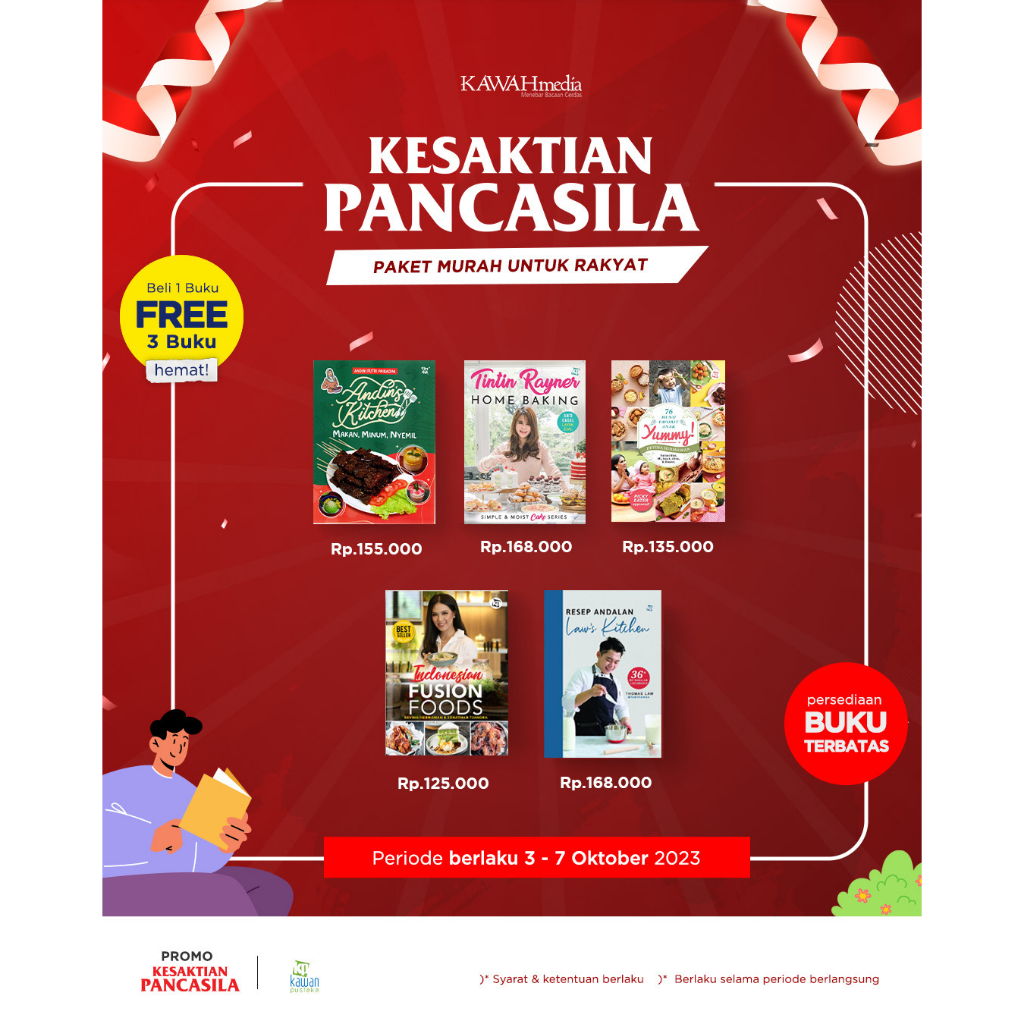 Jual Promo Kesaktian Pancasila Beli 1 Buku Dapat 3 Buku Free Random Free Buku Berlaku Untuk 7820