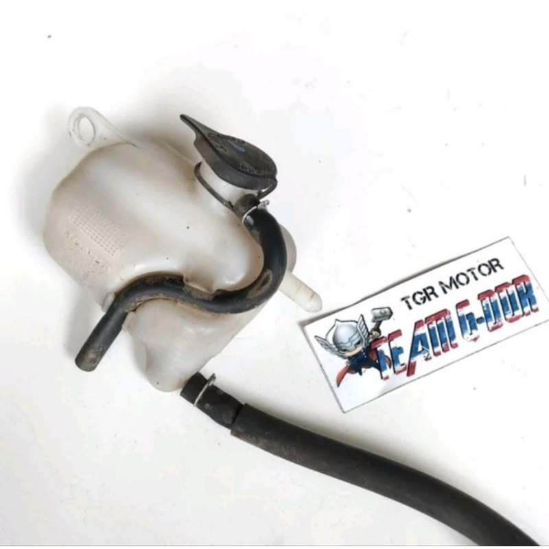 Jual botol tabung kempis cadangan air radiator set tutup karet ori original pcx 160 all new k1z