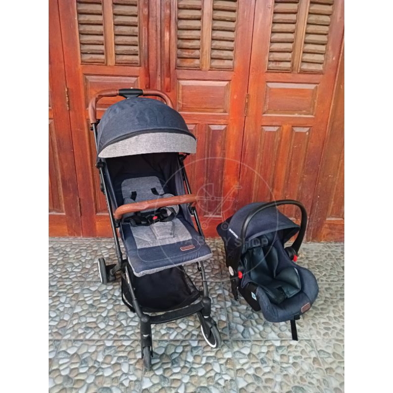 Jual STROLLER BABYDOES DRIVER TS PRELOVED ( STROLLER + CAR SEAT ) Shopee Indonesia