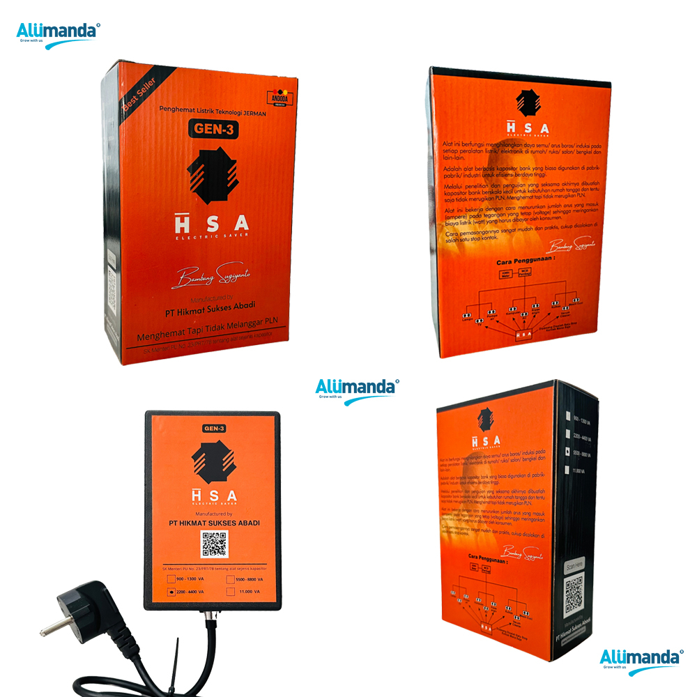 Jual ALAT PENGHEMAT LISTRIK PENGHEMAT DAYA LISTRIK HSA ELECTRIC SAVER