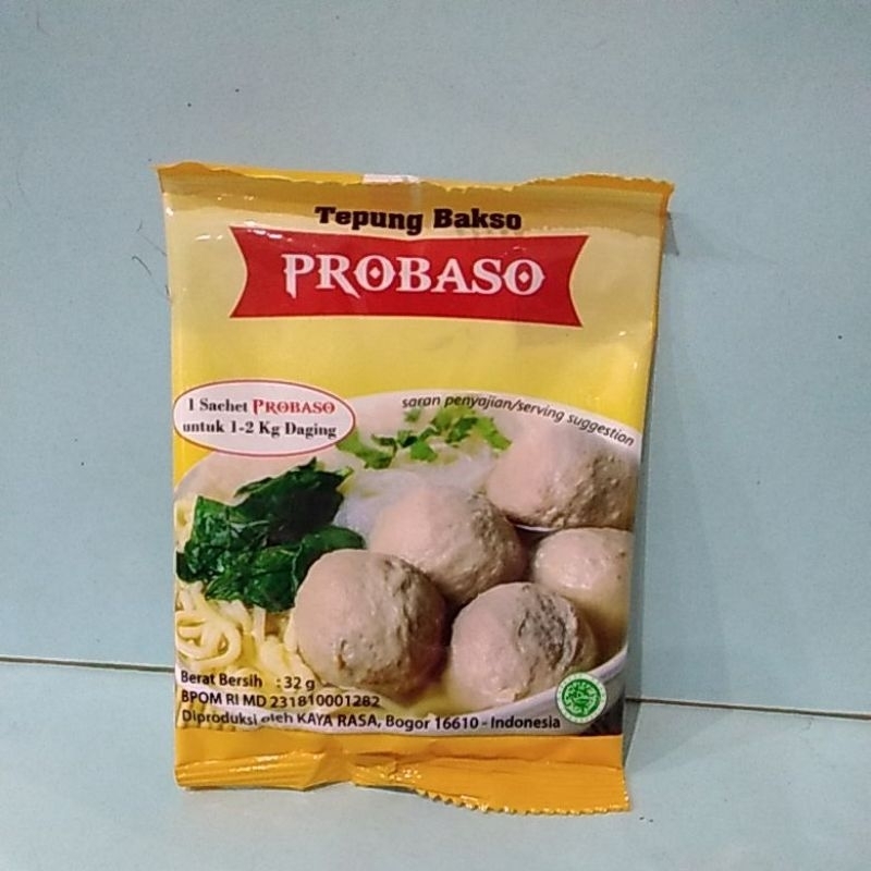 Jual Tepung Bakso Probaso Pengenyal Bakso 32 Gr Shopee Indonesia