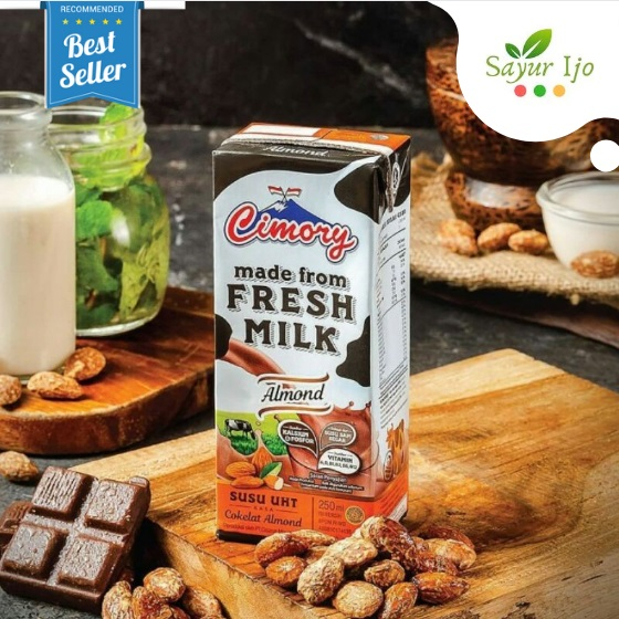 Jual CIMORY Susu UHT Almond 250 ML Fresh Milk Susu Sapi Segar Coklat ...