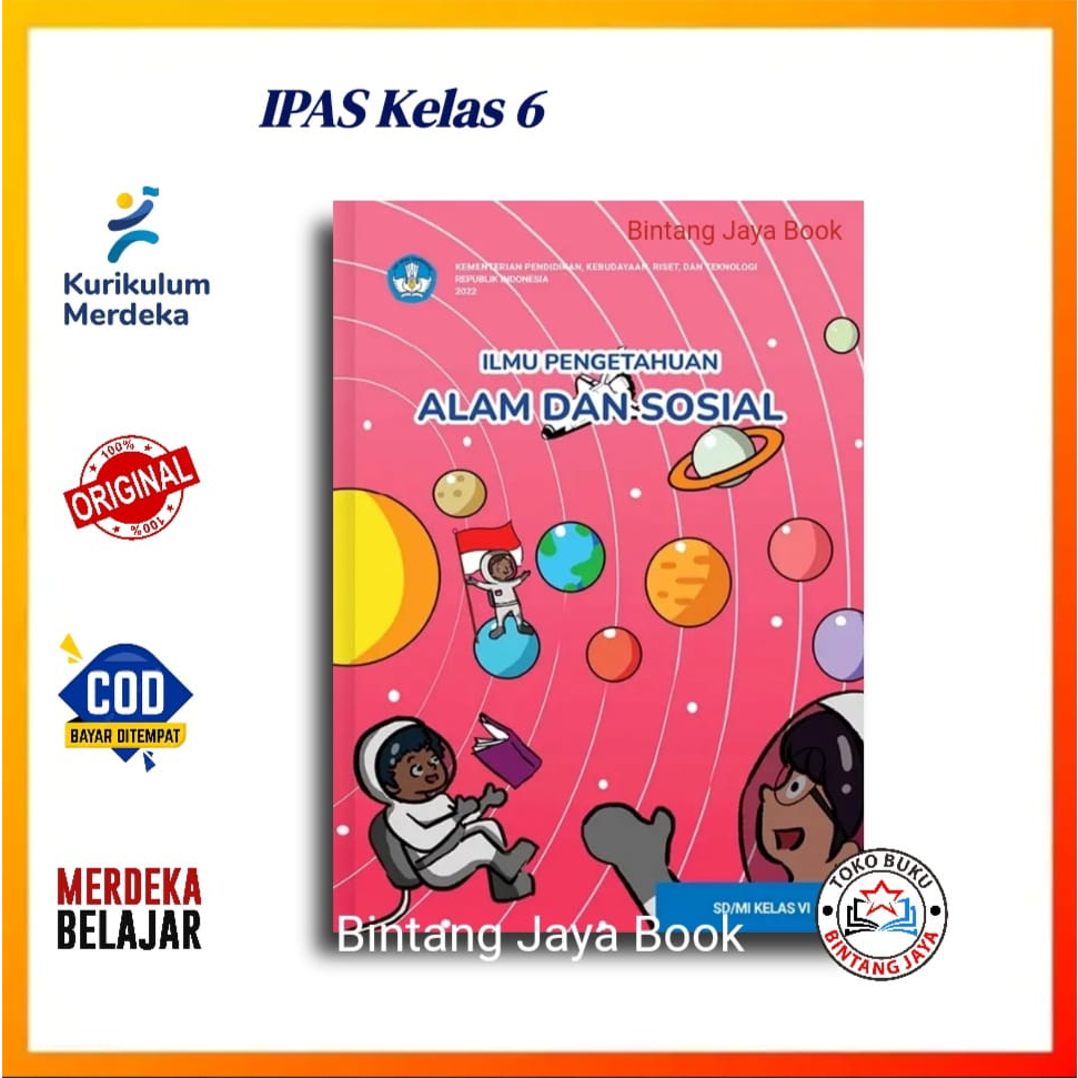 Jual Buku Siswa IPAS ( Ilmu Pengetahuan Alam dan Sosial) Kelas 6 SD/MI ...