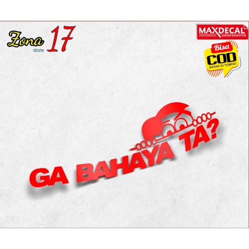 Jual Sticker stiker ga bahaya ta ngintip | Shopee Indonesia