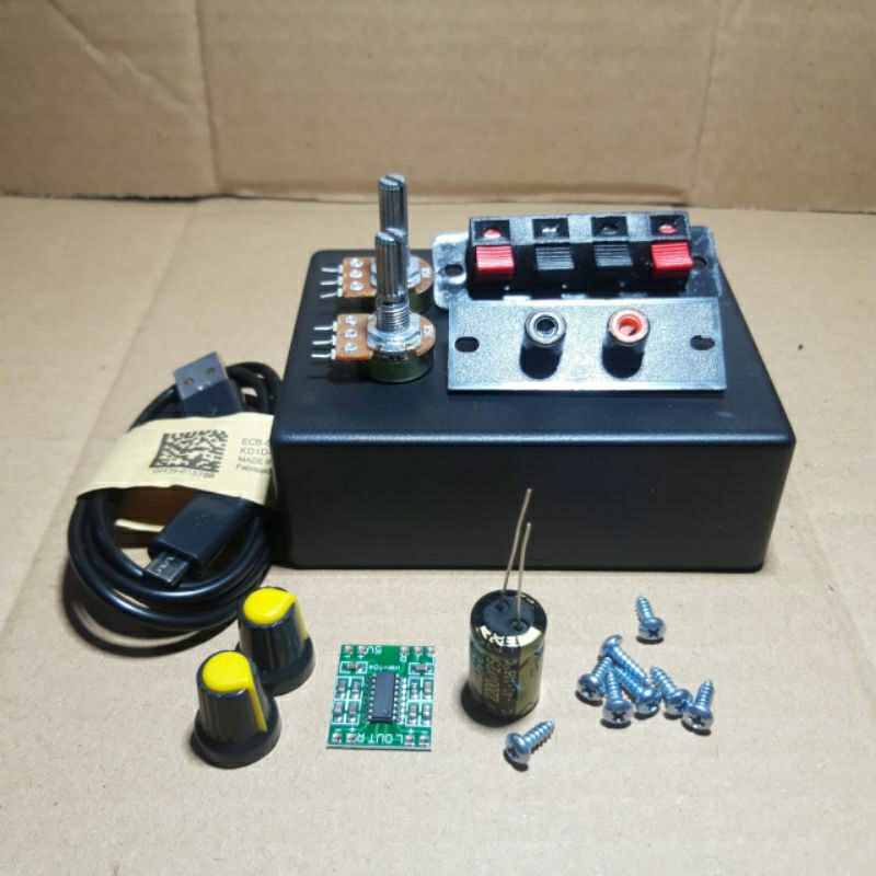 Jual PAKET DIY POWER AMPLIFIER MINI 5 VOLT 2 CHANNEL Shopee Indonesia