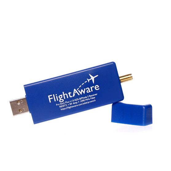 Jual FlightAware Pro Stick Plus With Built-in Filter ADS-B RTL-SDR ...