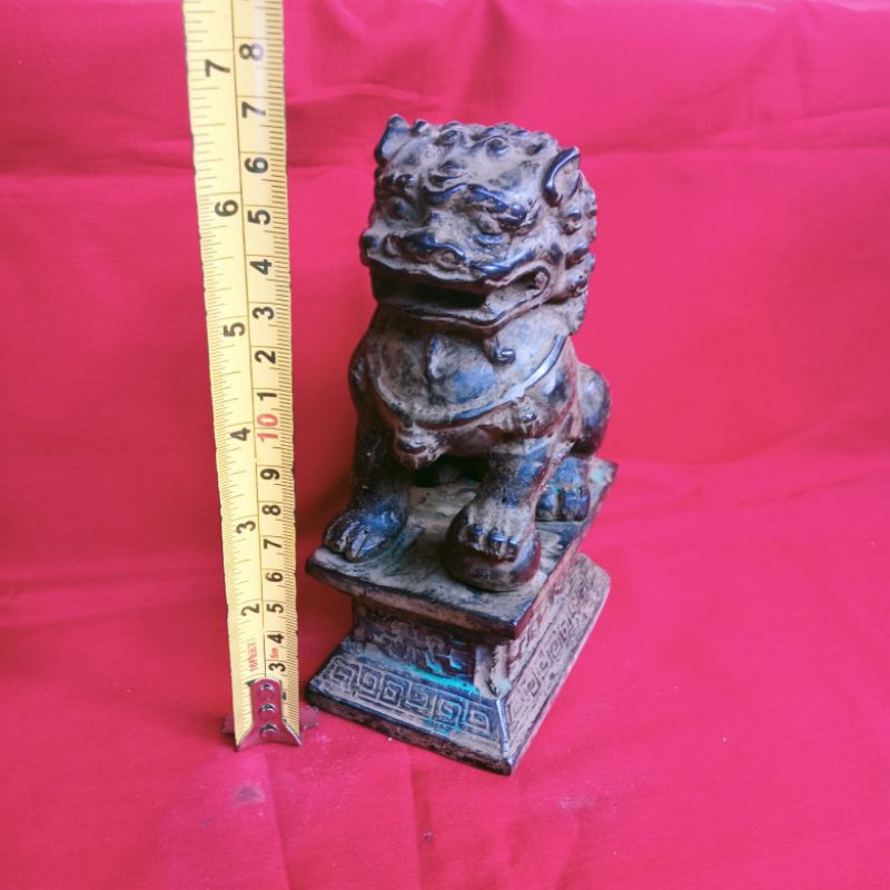 Jual Patung Singa kilin warna hitam unik | Shopee Indonesia